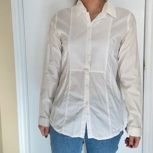 White blouse made in Italy